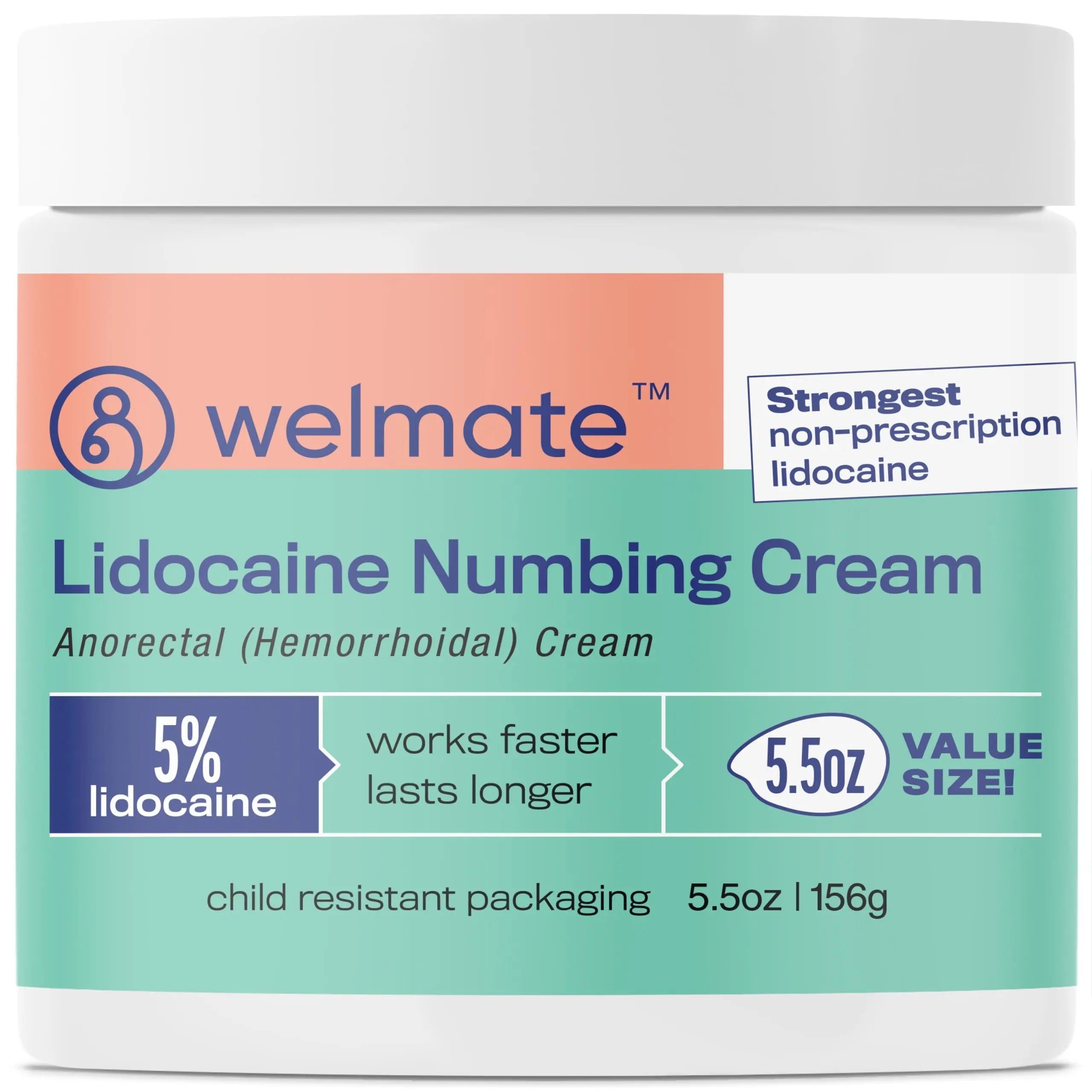 WELMATE | 5% Lidocaine | Numbing Cream Maximum Strength | Topical Anesthetic WELMATE Au supplements