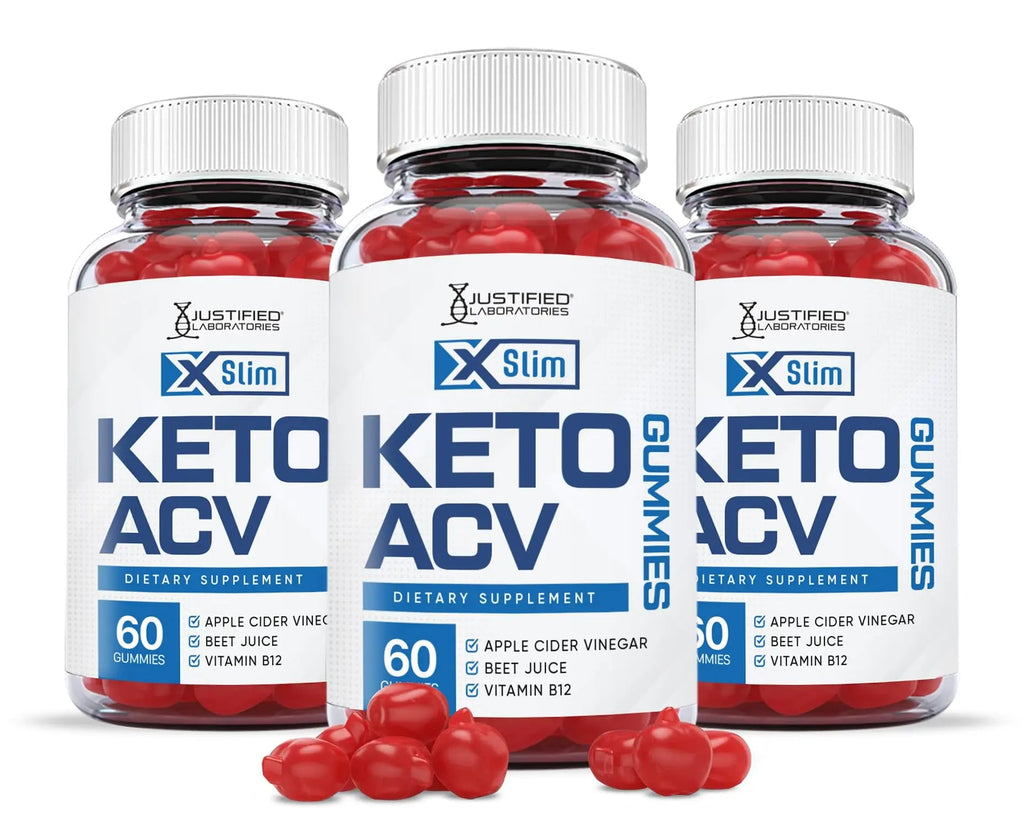 Justified Laboratories (3 Pack X Slim Keto ACV Gummies 1000MG Xslim Vegan Non GMO Justified Laboratories Au supplements