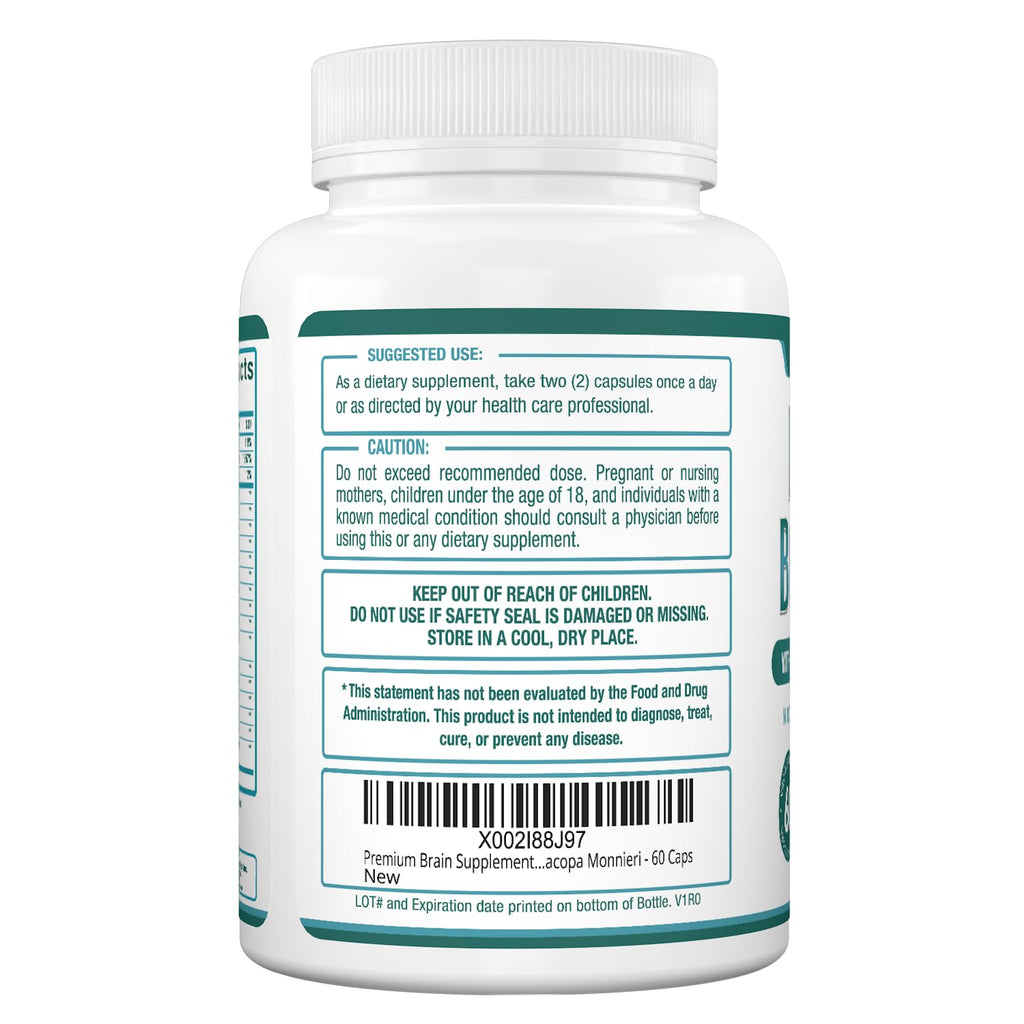 Purely Optimal Brain Booster Nootropic Supplement – Brain Support for Memory, Focus, Clarity, Jitter-Free Energy for Adults, Seniors– with Ginkgo Biloba, Alpha GPC, Lion’s Mane – 60 Capsules Purely Optimal Au supplements