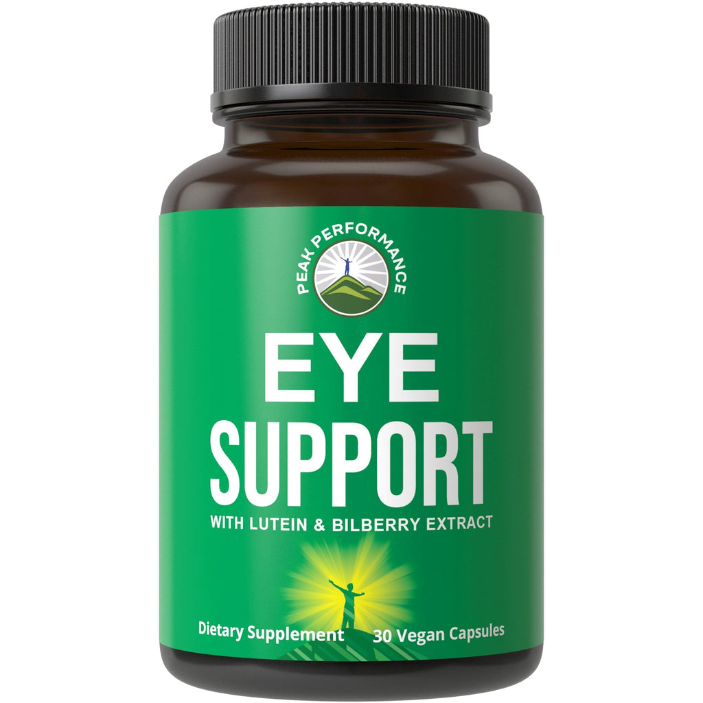 Peak Performance Eye Vitamins - Macular Support Supplement with Lutein, Zeaxanthin, Astaxanthin, Carotenoids, Bilberry Extract. Capsules for Aging Eyes, Computer, Smartphone Users. Avoid Degeneration Peak Performance Au supplements