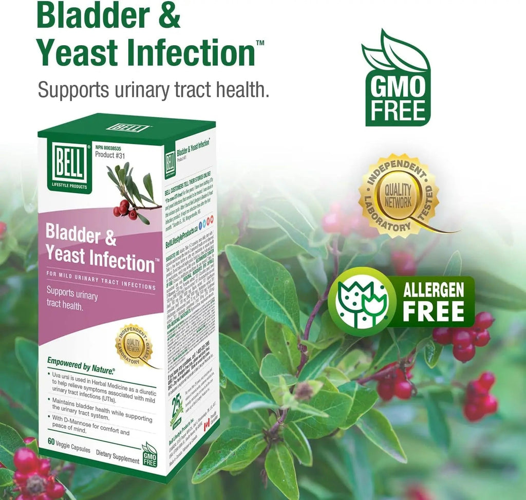 Bell Lifestyle Products Bladder Health and Yeast Balance - 60 Capsules Bell Au supplements