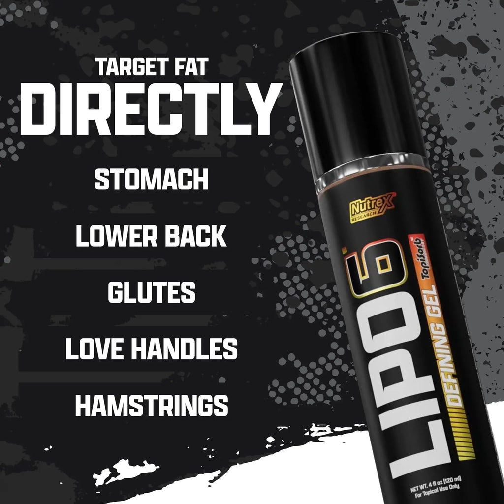 Lipo 6 Defining Gel Fast Acting Fat Burning Cream for Men & Women | Targets Stubborn Nutrex Research Au supplements