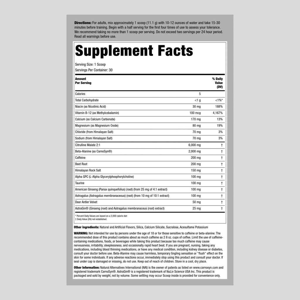 Fitness Labs Pre Workout Powder | for Men and Women | Intensifier Supplement | Watermelon Fitness Labs Au supplements