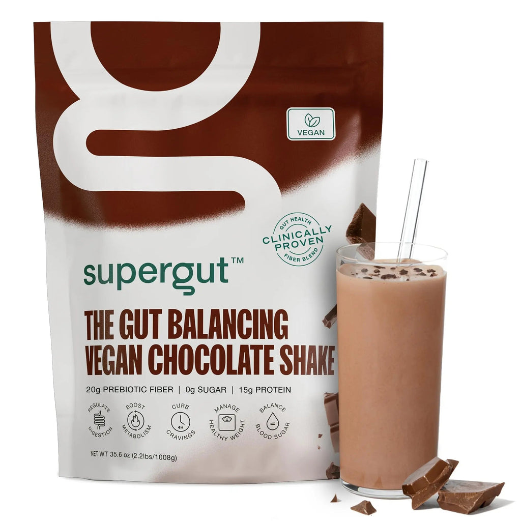 Supergut Prebiotic Shakes | Meal Replacement | Gut Health | Appetite Suppressant | High Protein and Fiber Supergut Au supplements
