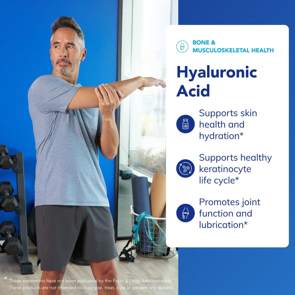 Pure Encapsulations Hyaluronic Acid - for Skin Hydration, Joint Lubrication & Joint Health* - Effective Absorption - Gluten Free