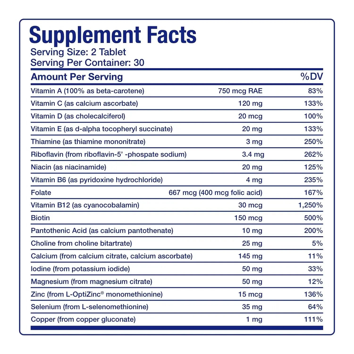 Iron Free Multivitamin for Women 50 and Over - Gentle Easy to Digest Over 50 Multivitamin for Men & Women with 30 Nutrients for Comprehensive Wellness & Immune Support Anabolic Laboratories Au supplements