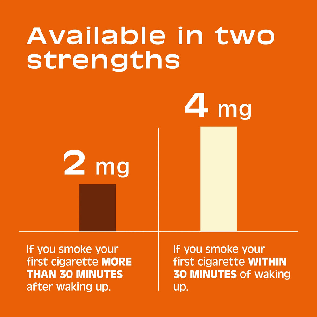 Nicorette 2 mg Nicotine Gum to Help Stop Smoking - Fruit Chill Flavored Nicorette Au supplements