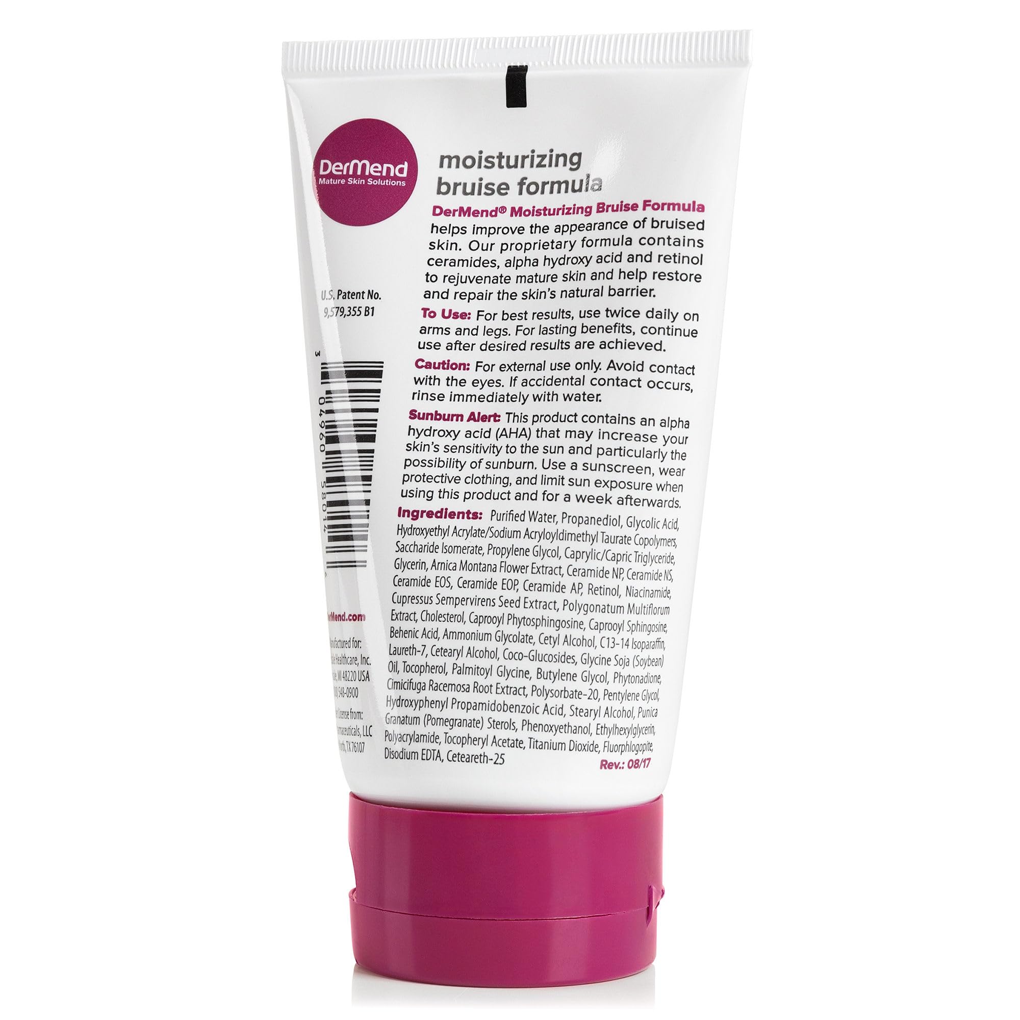 Dermend Arnica Bruise Cream with Vitamin K - Moisturizer for Bruising on Arms, Legs & Hands - 4.5 Oz