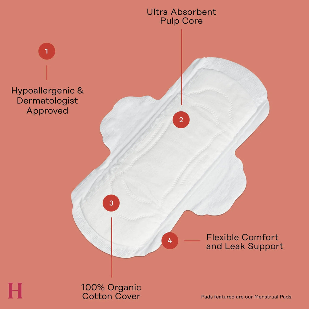 The Honey Pot Company - Non-Herbal Regular Flow Pads with Wings - Organic Pads for Women The Honey Pot Company Au supplements