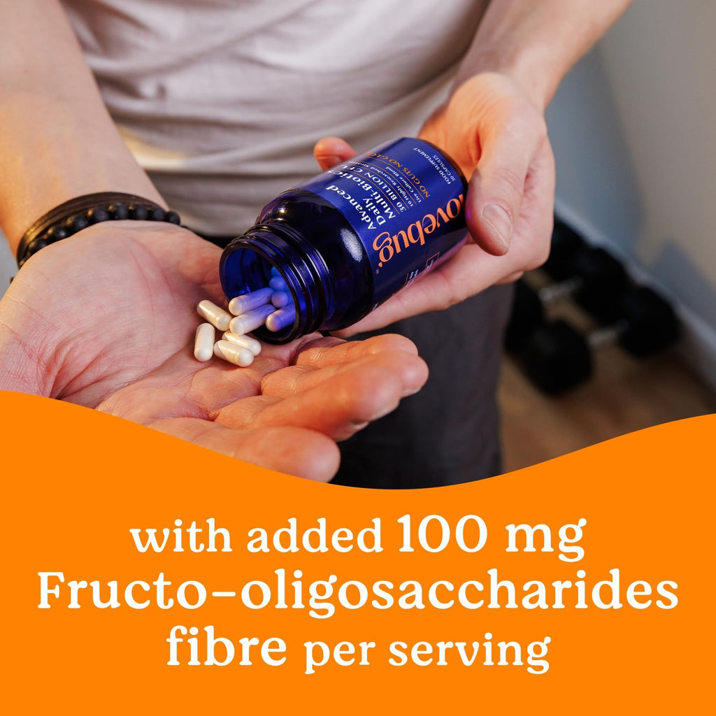 LOVEBUG Award Winning Maximum Strength | Rebuild & Restore Immune and Digestive Microbiome | 10 Clinically Studied Strains for Constipation