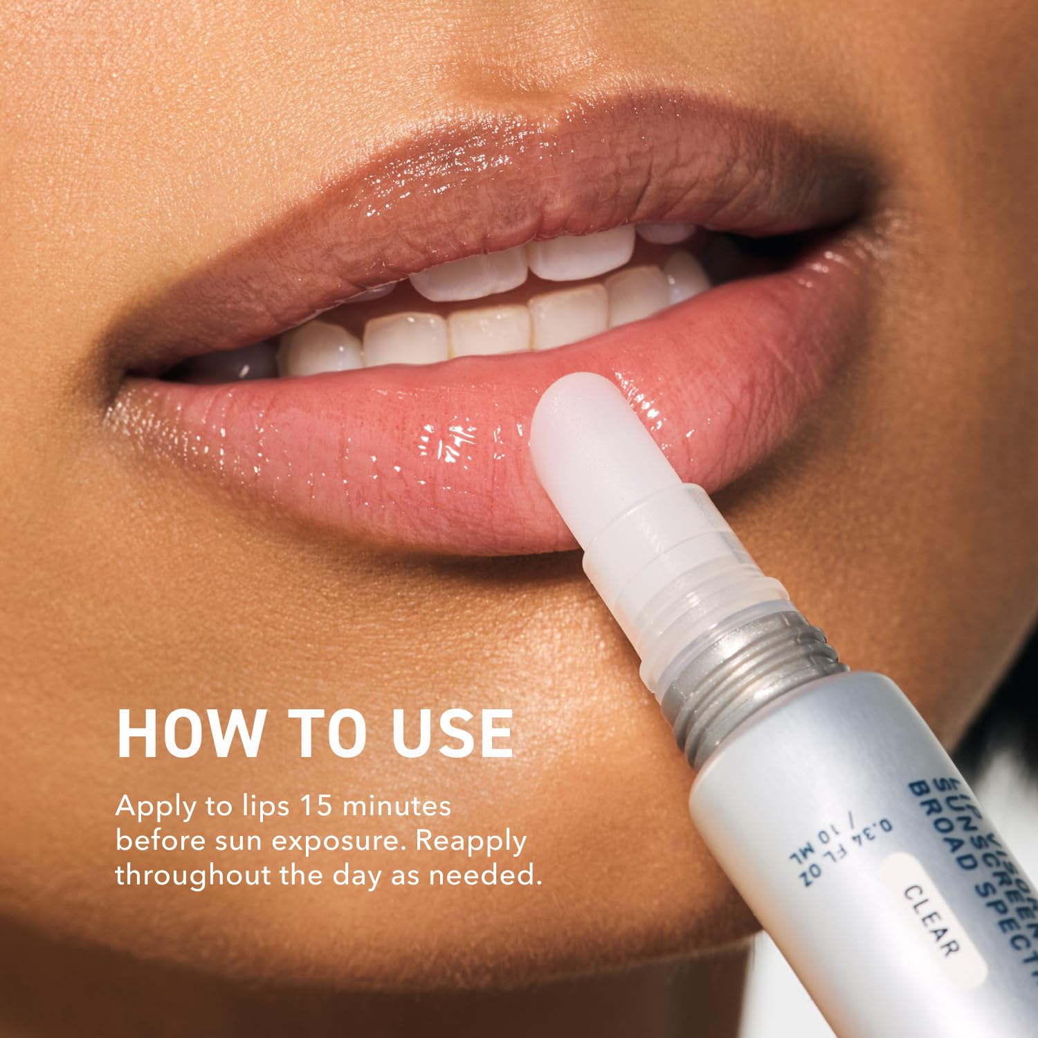 Prequel Skin Lip Visor, Clear Lip Balm with SPF 30 PA+++. Mint Flavored with Non-Sticky Finish