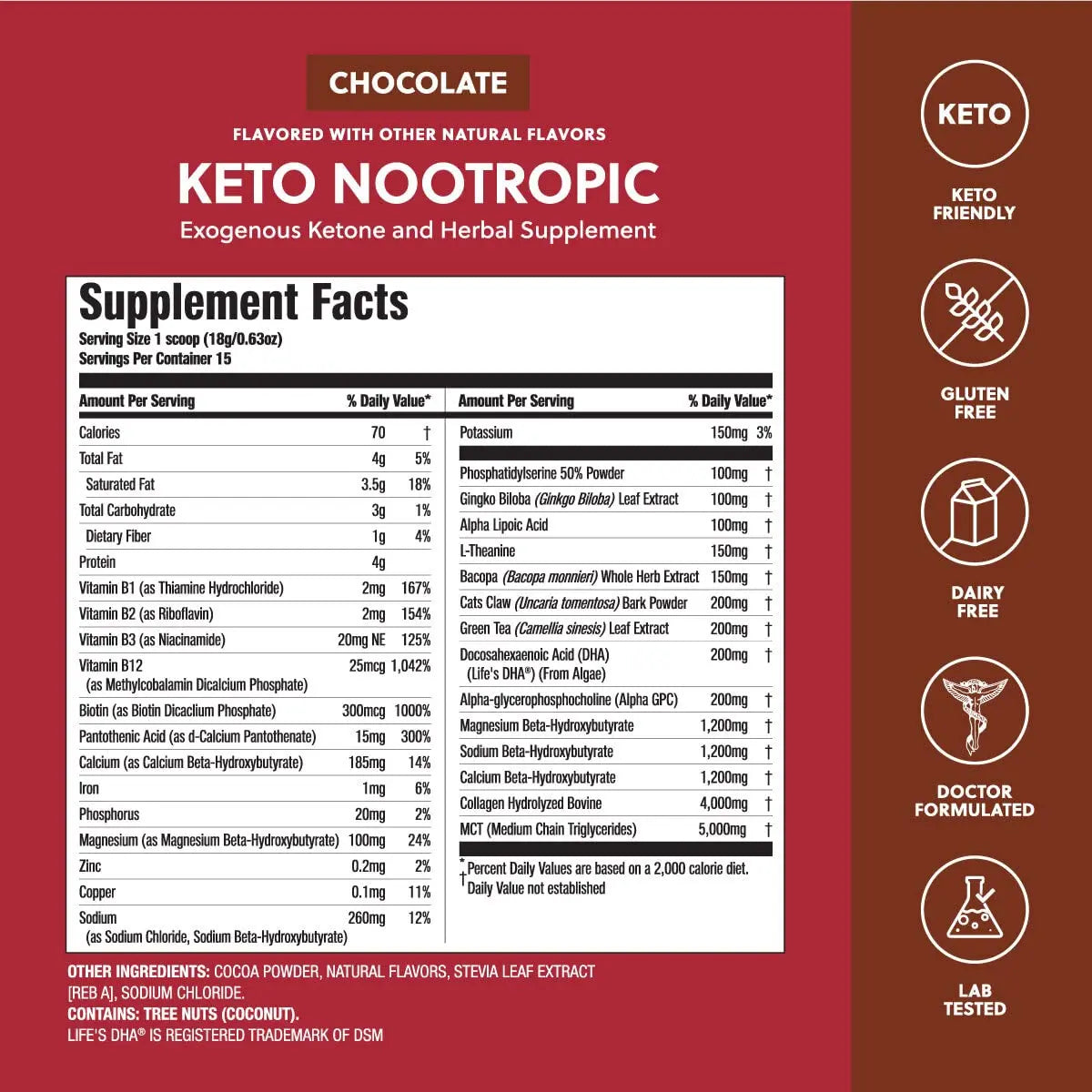 Perfect Keto Nootropic Brain Supplement - Enhance Focus and Energy, Boost Concentrati Perfect Keto Au supplements
