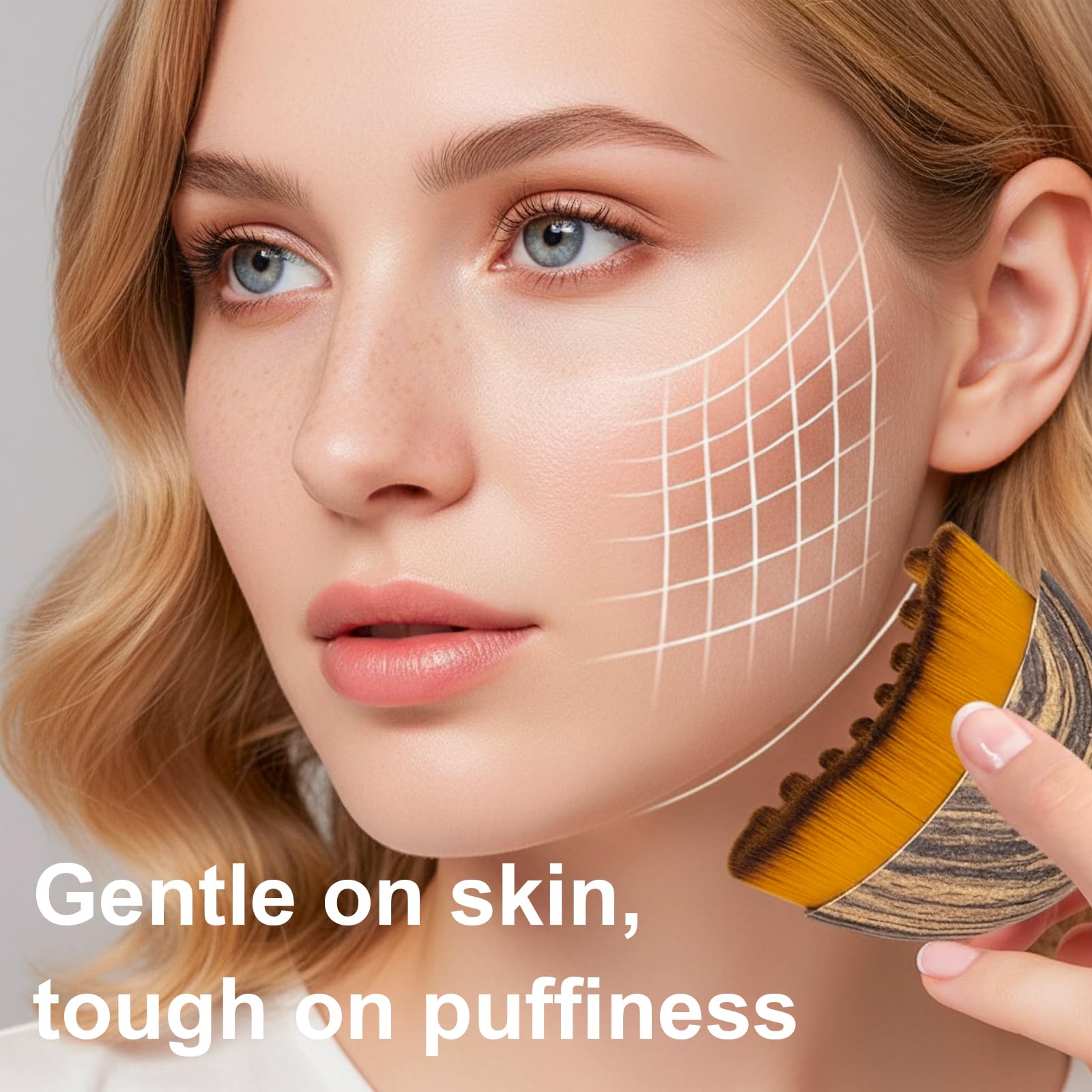 Stainless Steel Gua Sha Tool & Lymphatic Drainage Face Brush Set, TWPER Facial Massage Kit for Jawline Sculpting