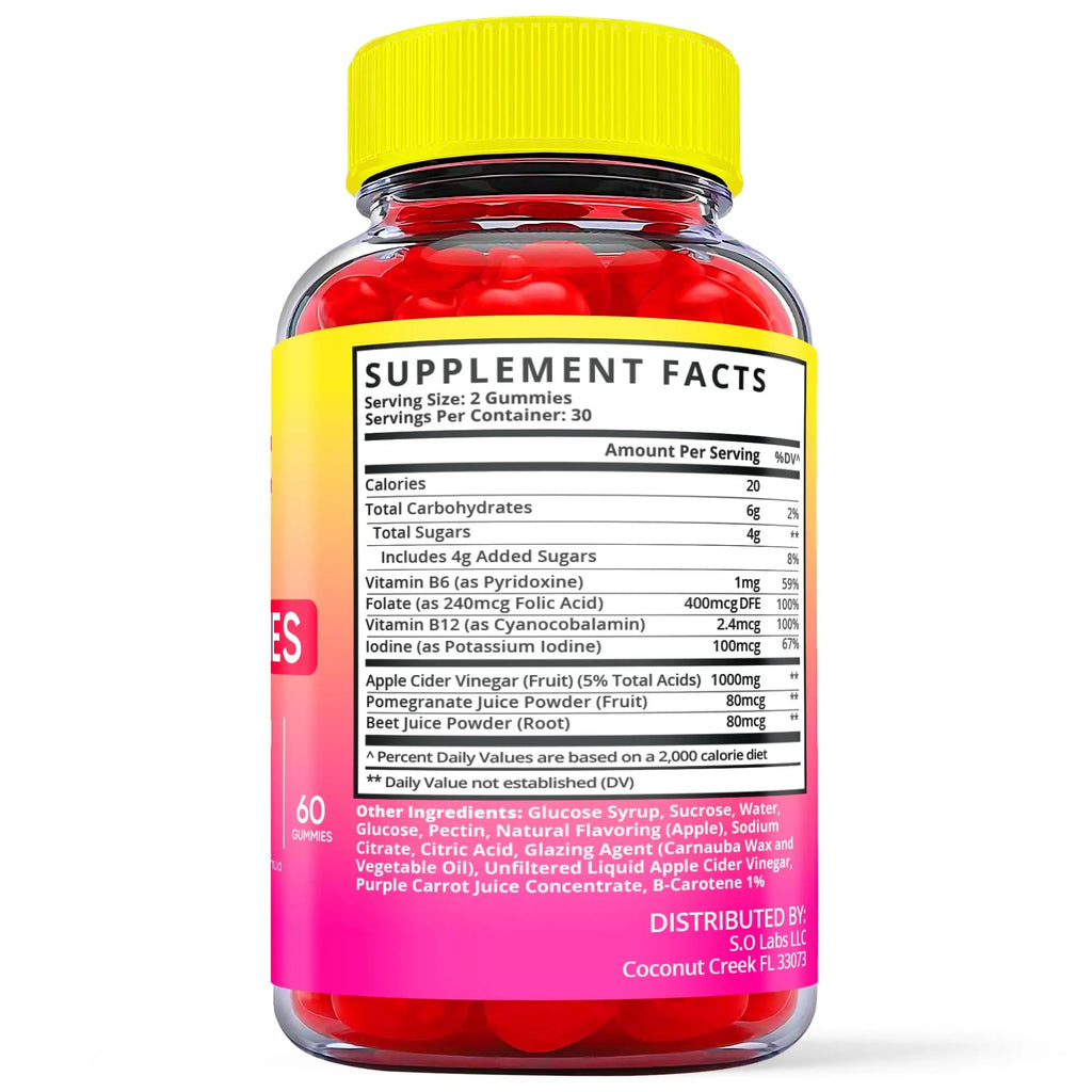Keto ACV Gummies Advanced Weight Loss, ACV Supplement Work Fast Women Plus Men (2 Pack) S.O Labs Au supplements