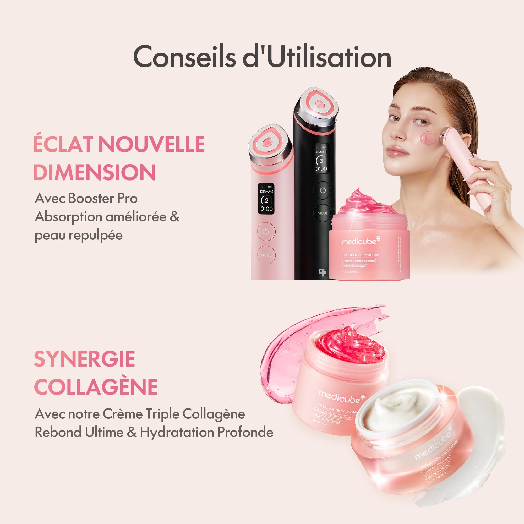 medicube Jelly Cream with Collagen, Niacinamide | Freeze-Dried Hydrolyzed Collagen