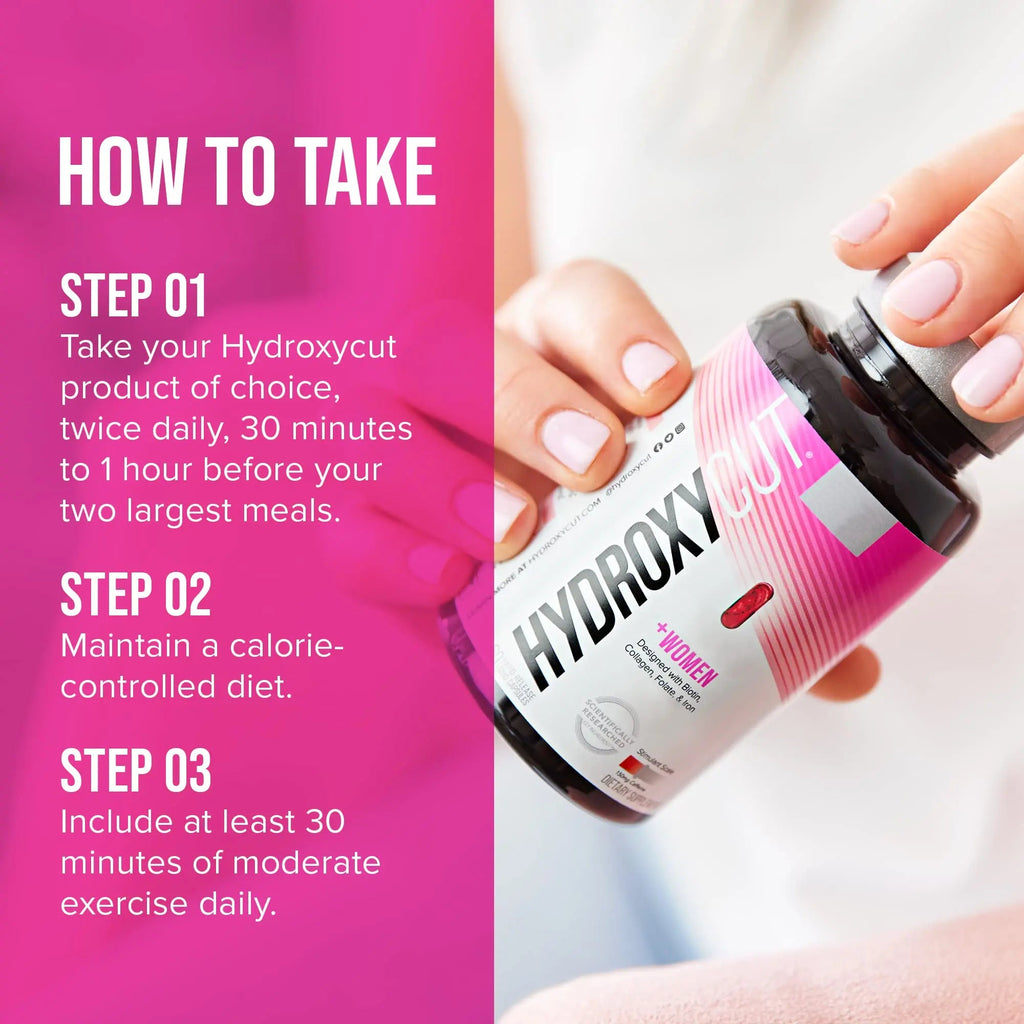 Hydroxycut + Women Pills with Biotin & Collagen | Hair Nails and Skin Vitamins | Iron Supplement Hydroxycut Au supplements