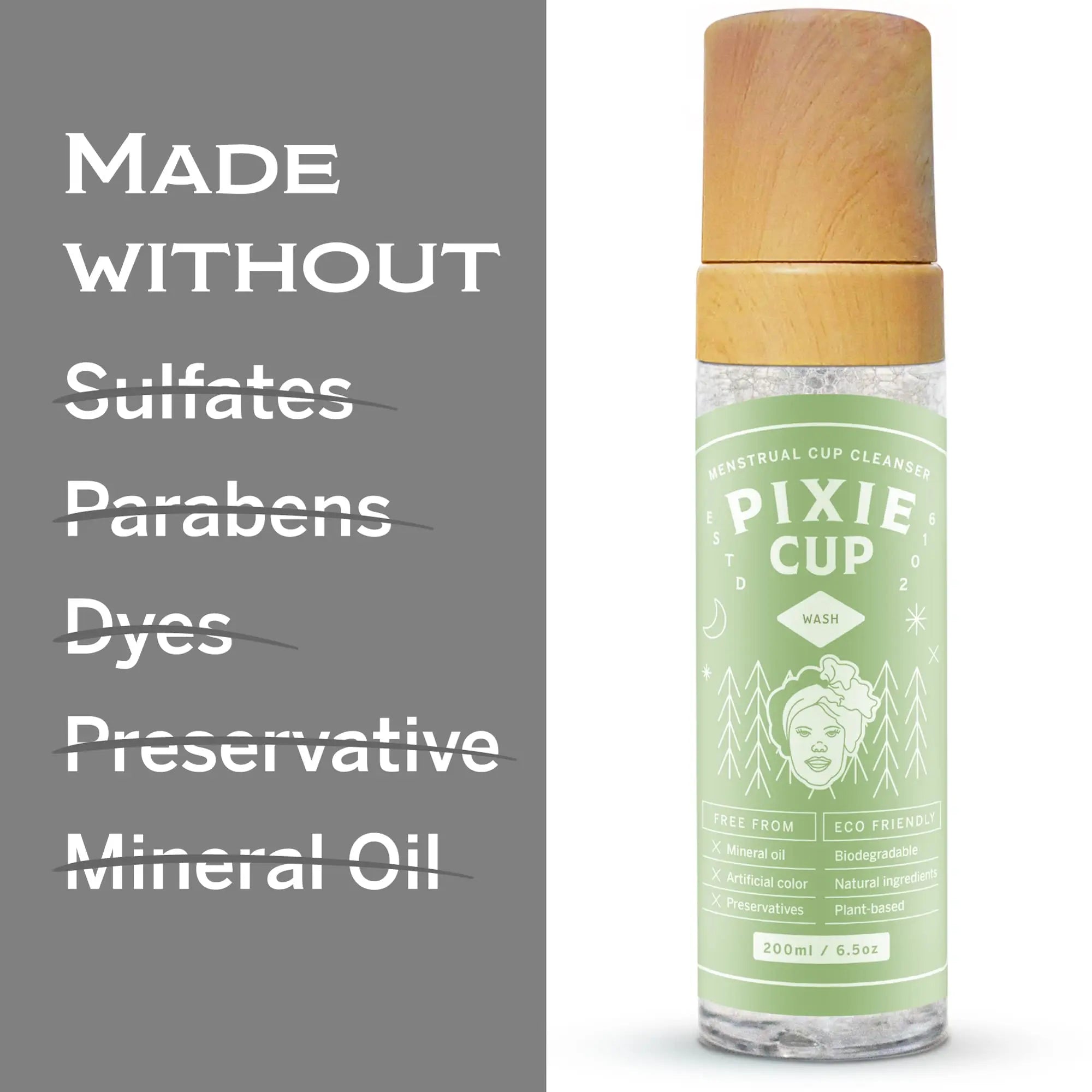 Pixie Menstrual Cup Cleaner Wash + Foaming Dispenser + More Wash in Bottle Than Any Other Brand Pixie Cup Au supplements