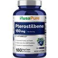 NusaPure Pterostilbene 150mg 180 Veggie Caps (Non-GMO, Vegan) NusaPure Au supplements