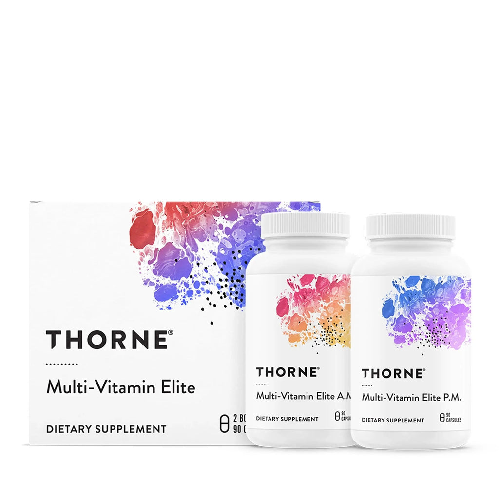 THORNE - Multi-Vitamin Elite - Daily Nutritional Supplement - AM Formula Supports Cellular Energy Production &PM Formula Supports Restful Sleep THORNE Au supplements