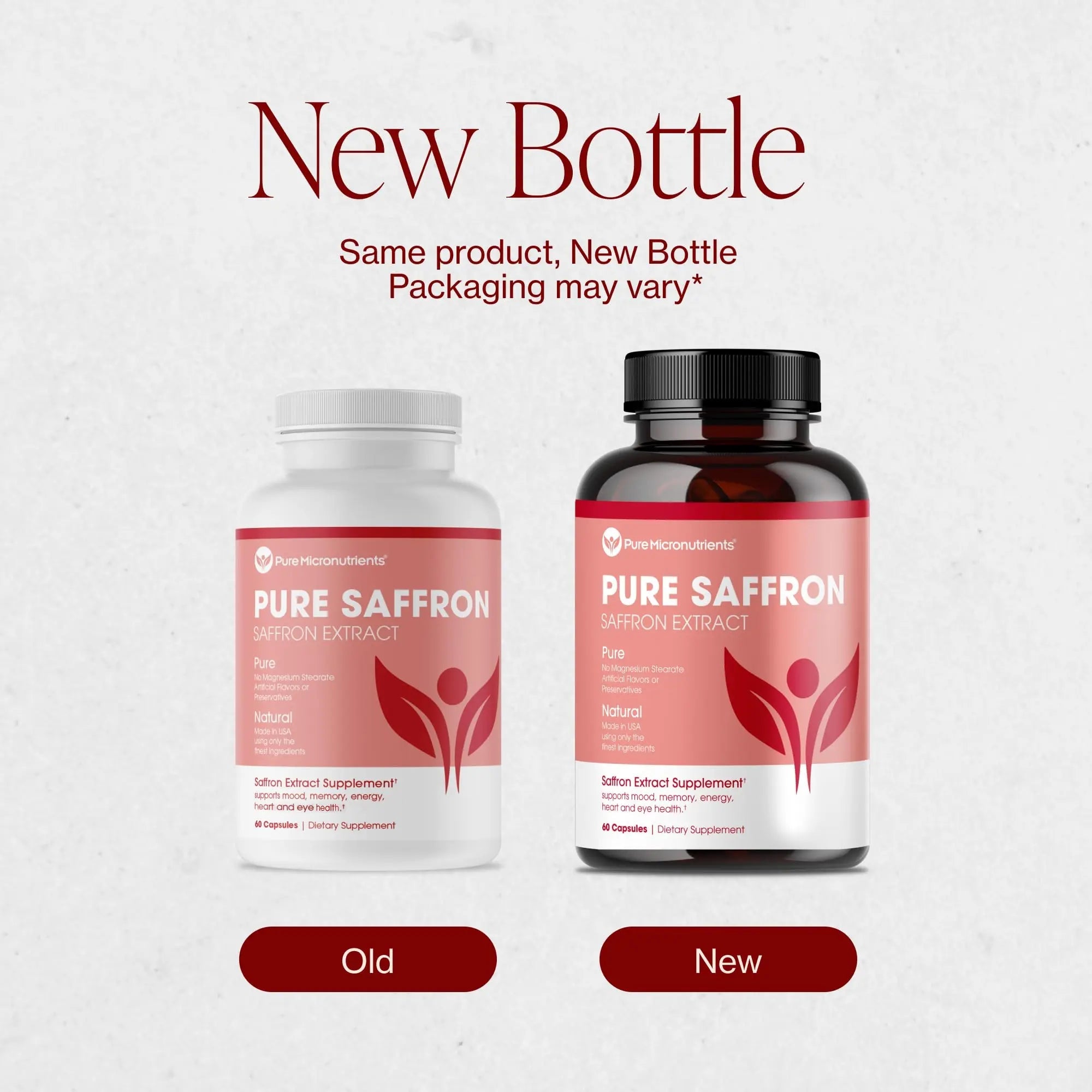 Saffron Supplements - 100% Pure Saffron Extract Capsules - Boost Energy & Mood, Support Eye & Heart Health Pure Micronutrients Au supplements