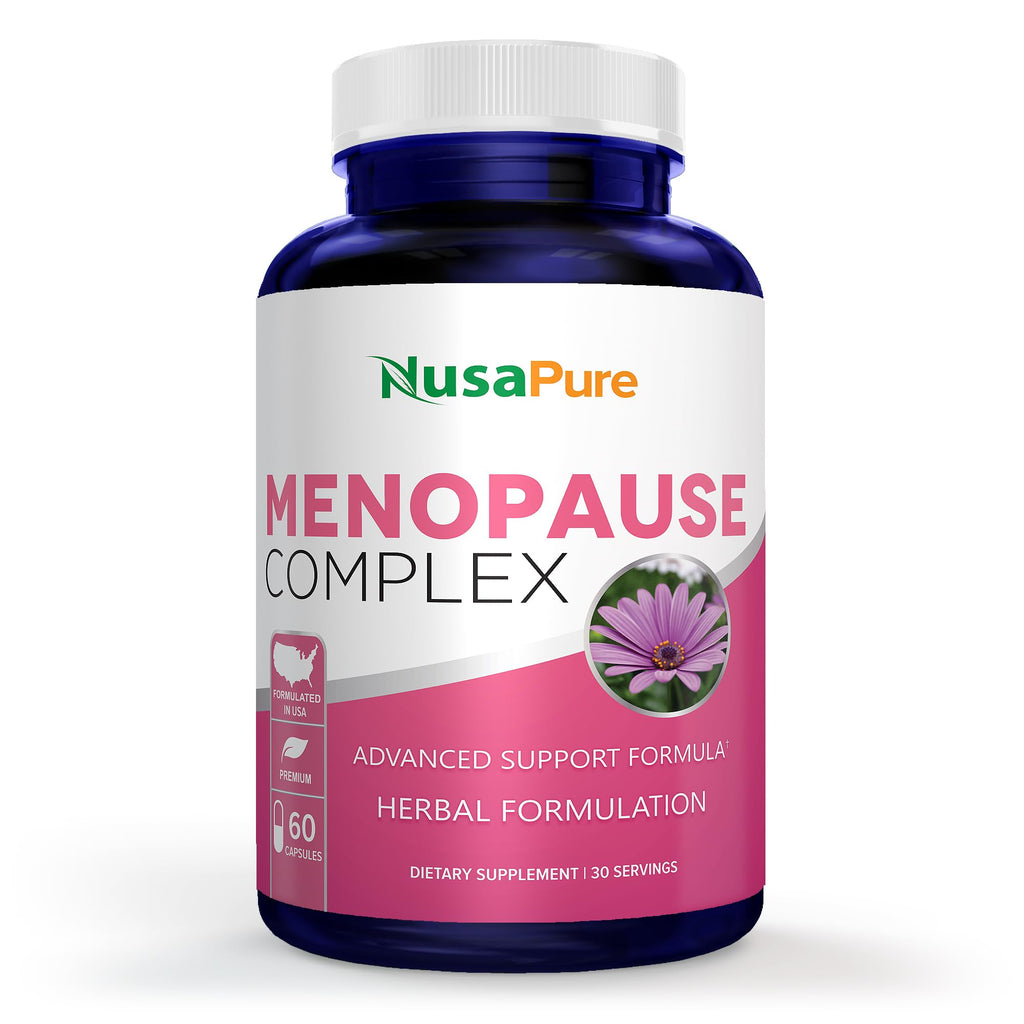 NusaPure Menopause Complex : Black Cohosh and Herbal Ingredients - 60 Capsules NusaPure Au supplements