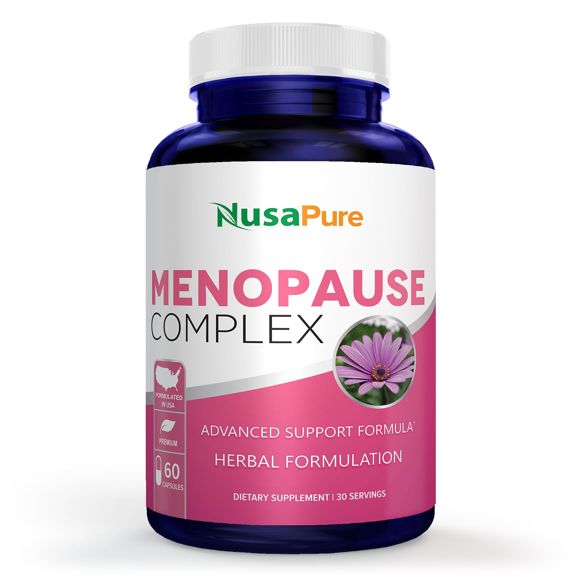NusaPure Menopause Complex : Black Cohosh and Herbal Ingredients - 60 Capsules NusaPure Au supplements