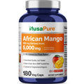 NusaPure African Mango 10:1 Extract, 500 mg Equivalent to 5,000 mg per Veggie Caps 180 Capsules (Non-GMO, Vegan) NusaPure Au supplements