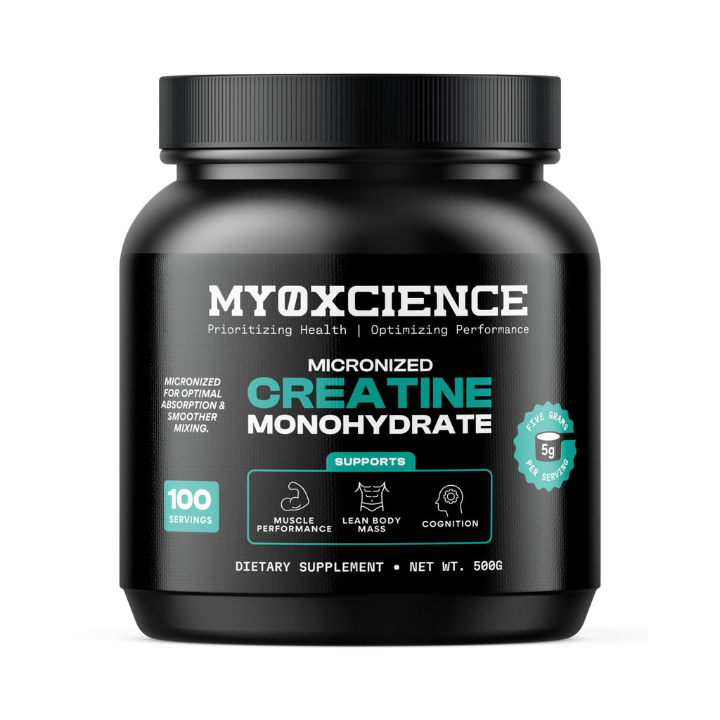 MYOXCIENCE Micronized Creatine | Supports Muscle Performance, Lean Body Mass, & Cognition | 100 Servings MYOXCIENCE Au supplements