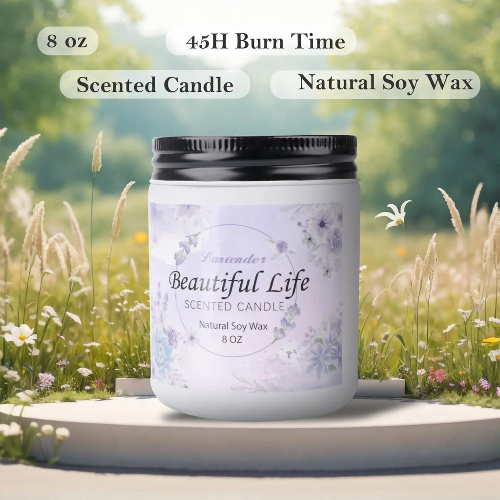 AMIDONSO Lavender Candles for Home Scented,8 oz Aromatherapy Candles Gift,45 Hour Long AMIDONSO Au supplements
