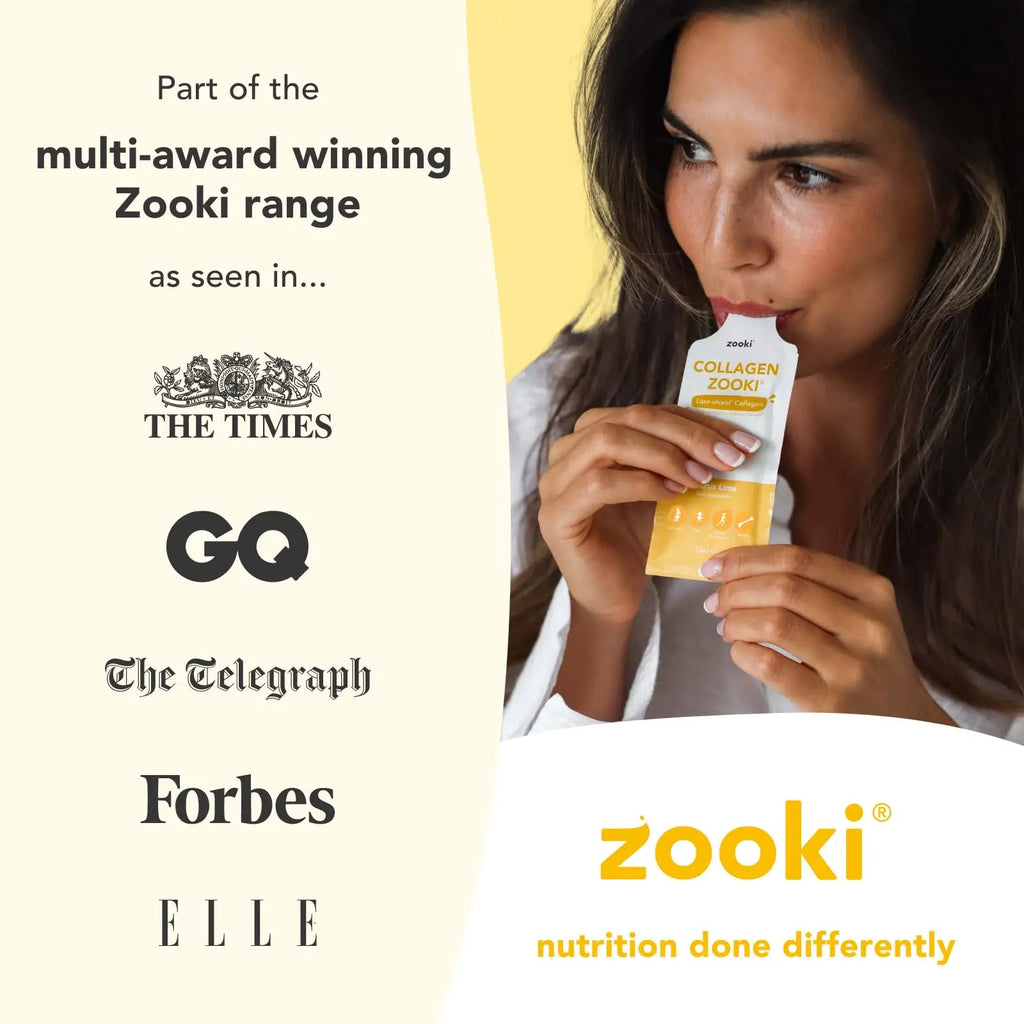 Zooki 5000mg Marine Collagen Liquid Sachets | Hydrolysed Marine Collagen Peptides yourzooki Au supplements