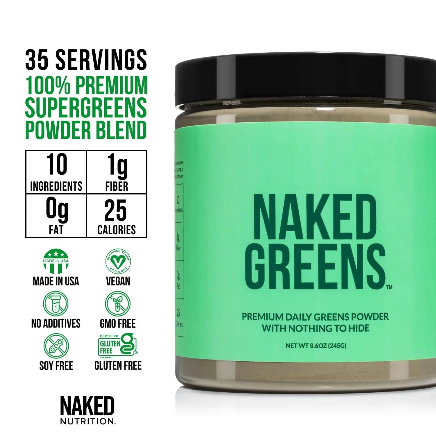 NAKED nutrition Vegan Energizing Bundle: Naked Citrus Energy Super Greens Powder NAKED nutrition Au supplements
