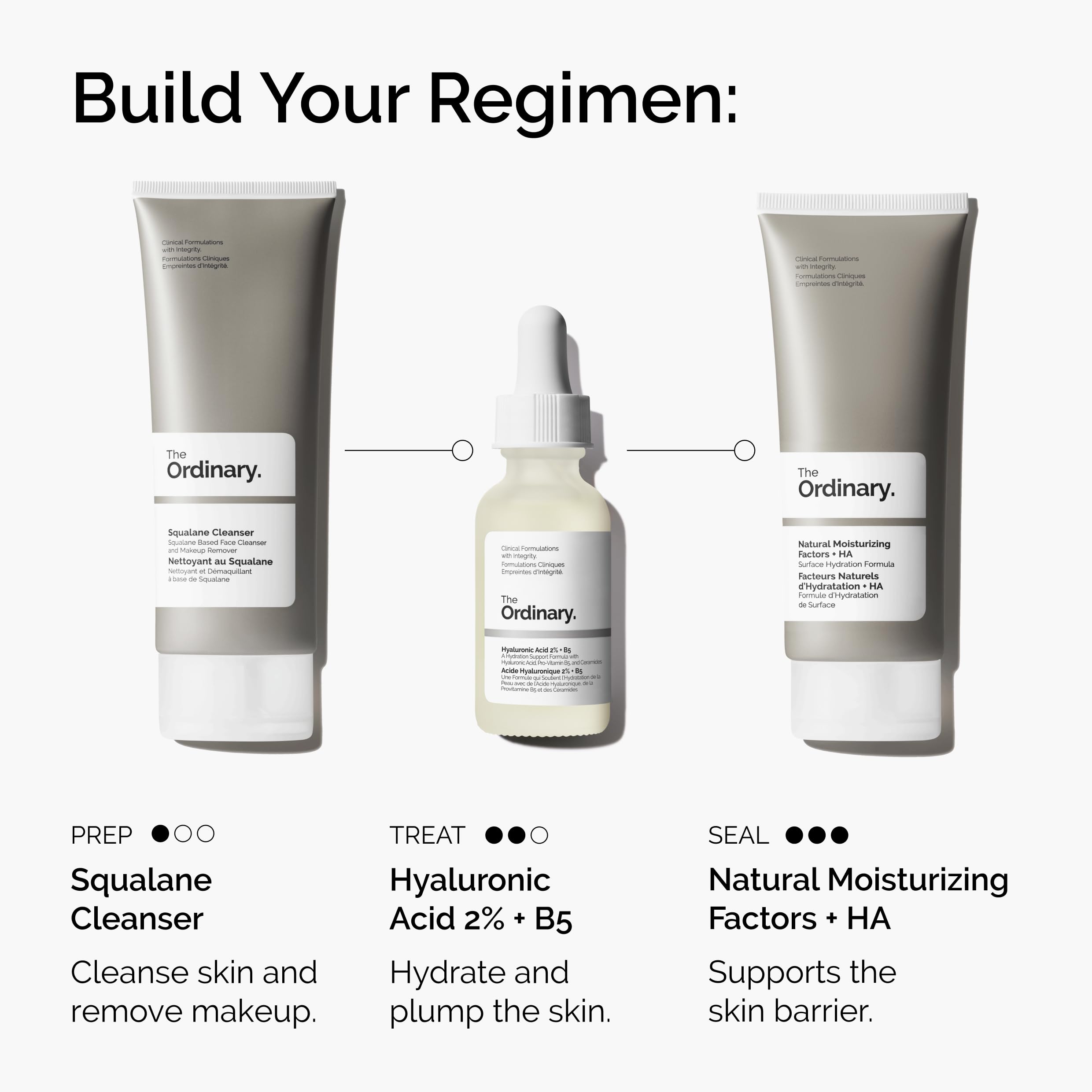 The Ordinary Hyaluronic Acid 2% + B5 (with Ceramides), Multi-Depth Hydration Serum