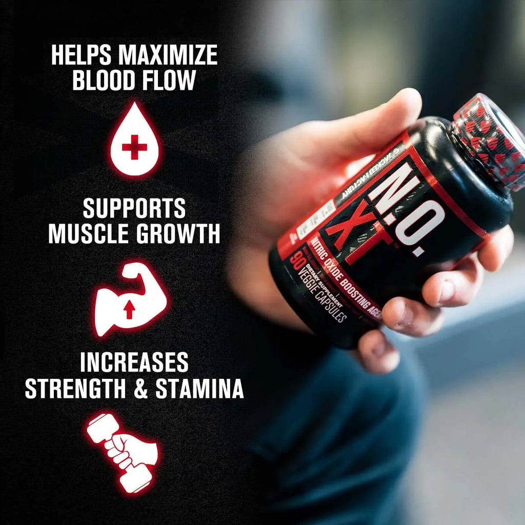 Jacked Factory N.O. XT Nitric Oxide Supplement, Growth Surge Post Workout Muscle Jacked Factory Au supplements