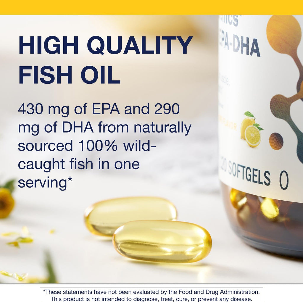 Metagenics OmegaGenics Fish Oil EPA-DHA 720 mg - High Potency Omega-3 Supplement* - Supports Heart, Joint, Brain & Immune Health*