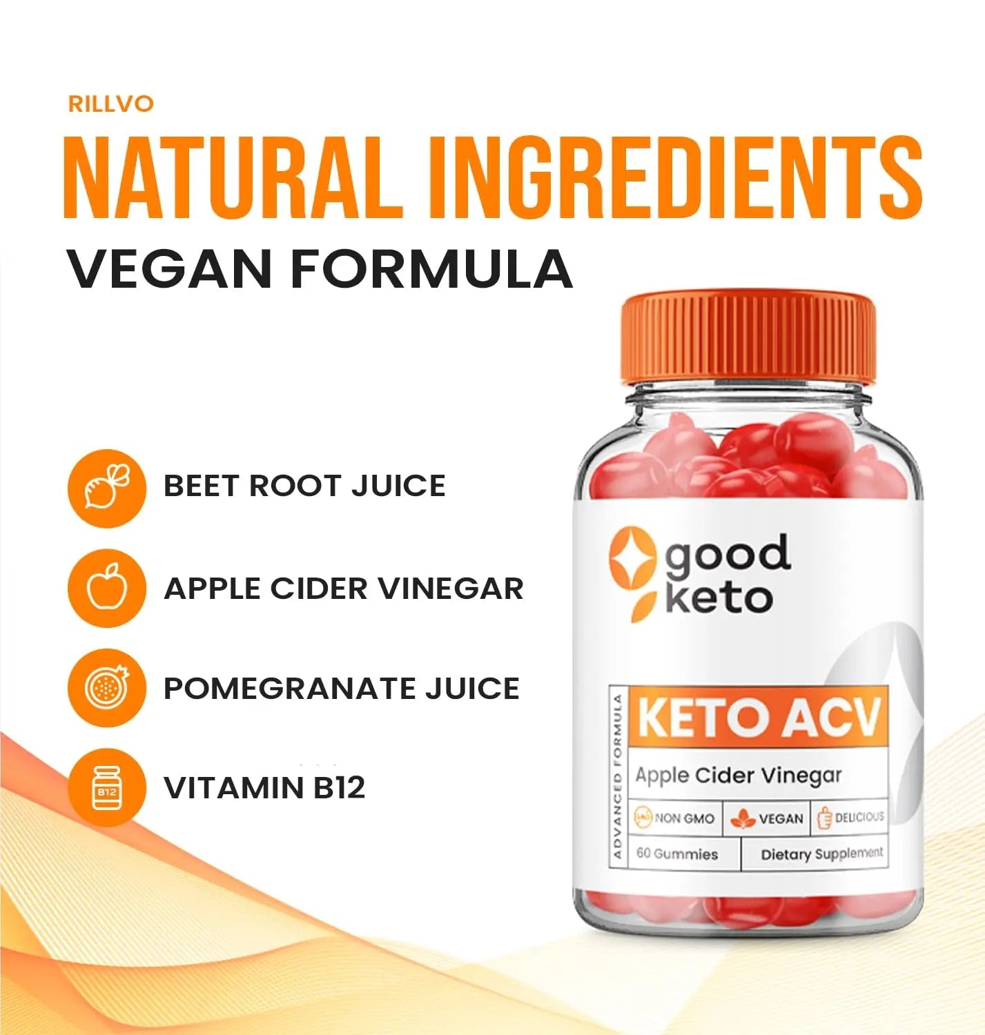 (2 Pack) Good Keto ACV Gummies - Official - Keto Good ACV Advanced Formula Plus Apple Rillvo Au supplements
