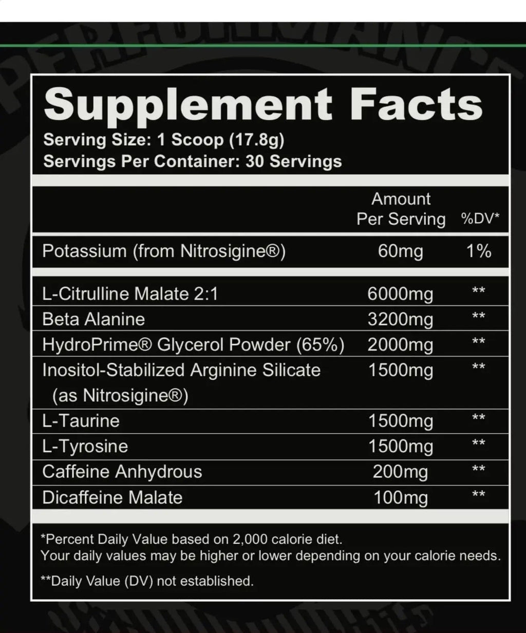 Performance Supplements Pre-Grow Highly Efficient Pre Workout 30 Servings 18.84 OZ Performance Supplements Au supplements