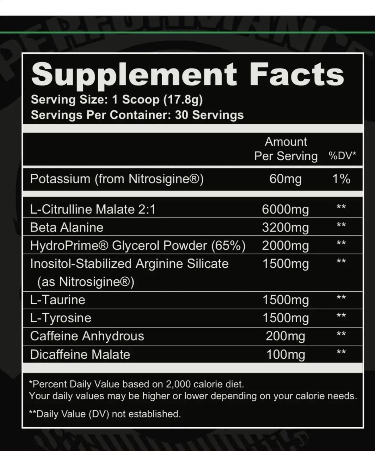 Performance Supplements Pre-Grow Highly Efficient Pre Workout 30 Servings 18.84 OZ Performance Supplements Au supplements