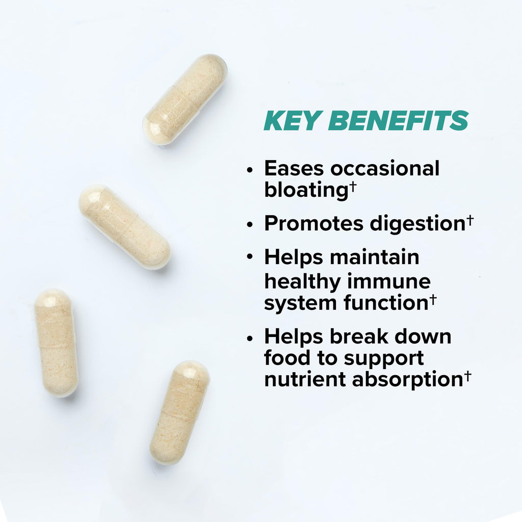 ONNIT Total Gut Health Daily Digestive Support, IGEN™ Non-GMO Tested Digestion Supplement for Women and Men with 7 Strains of Probiotics,