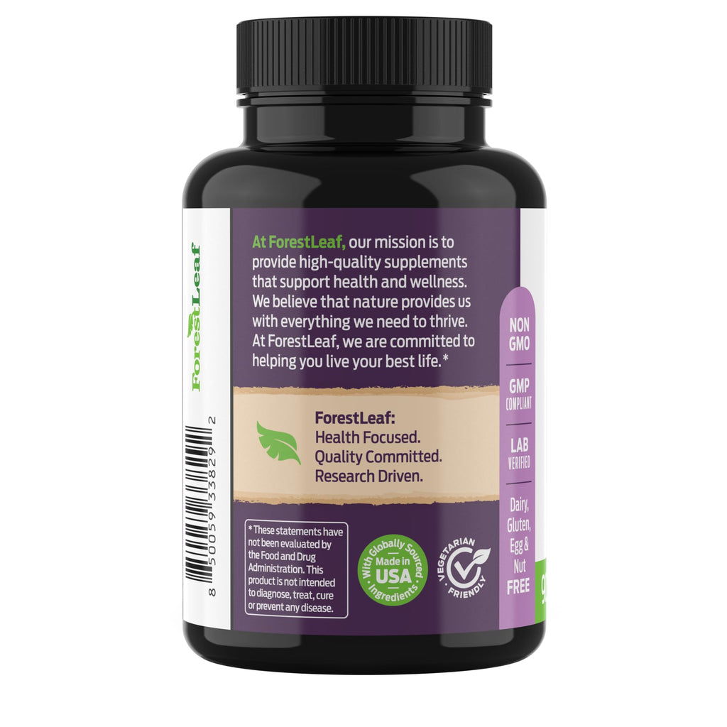 ForestLeaf DIM Supplement - 300mg DIM Estrogen Supplement for Women/Men - Diindolylmethane with BioPerine Black Pepper - Support for Detox, Metabolism, Hormone Balance & Menopause - 90 Caps ForestLeaf Au supplements
