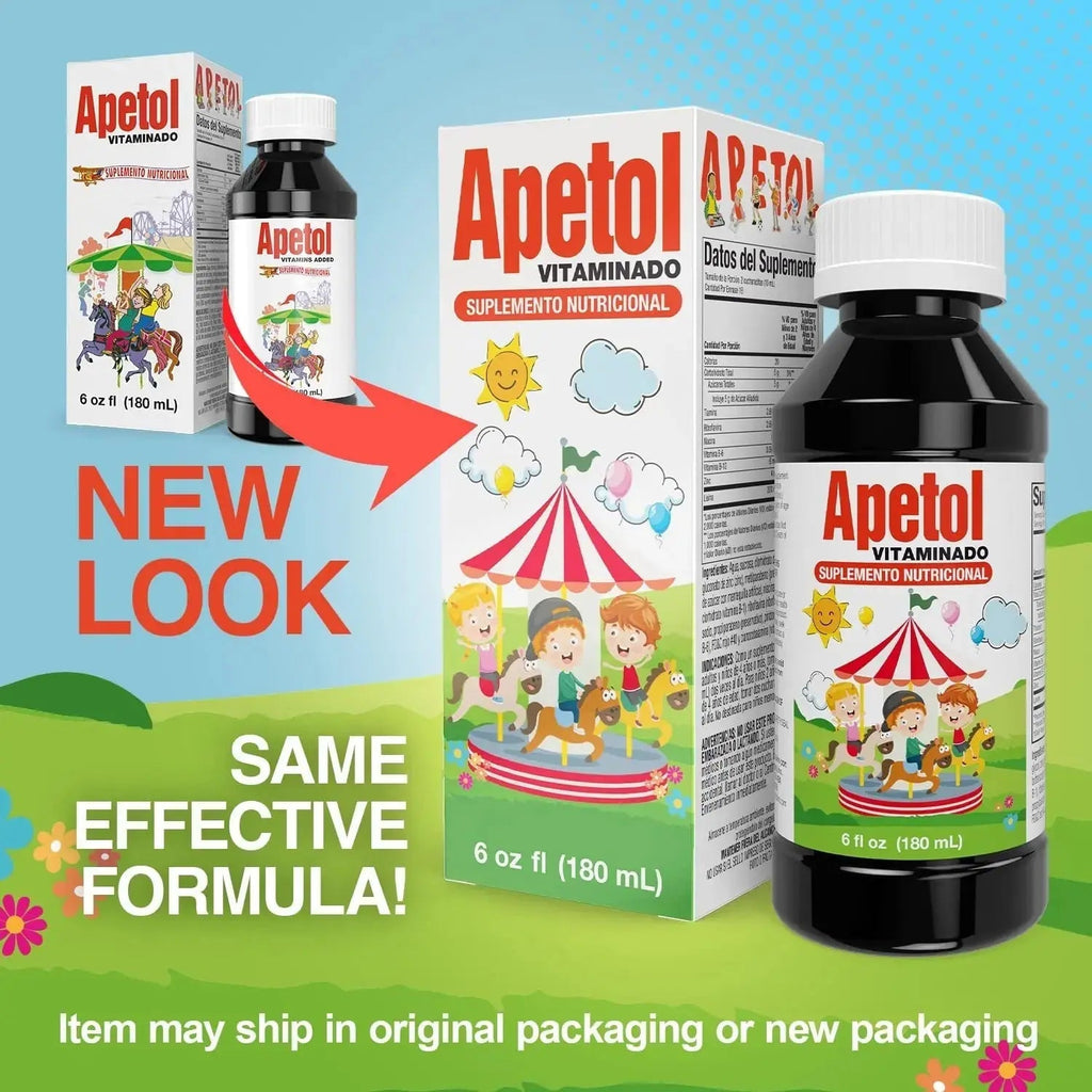 Apetol Appetite Booster & Brain Energy Liquid Vitamins - Dietary Supplements for Kids & Adults - Supports Digestive Health, Memory & Vitality Apetol Au supplements