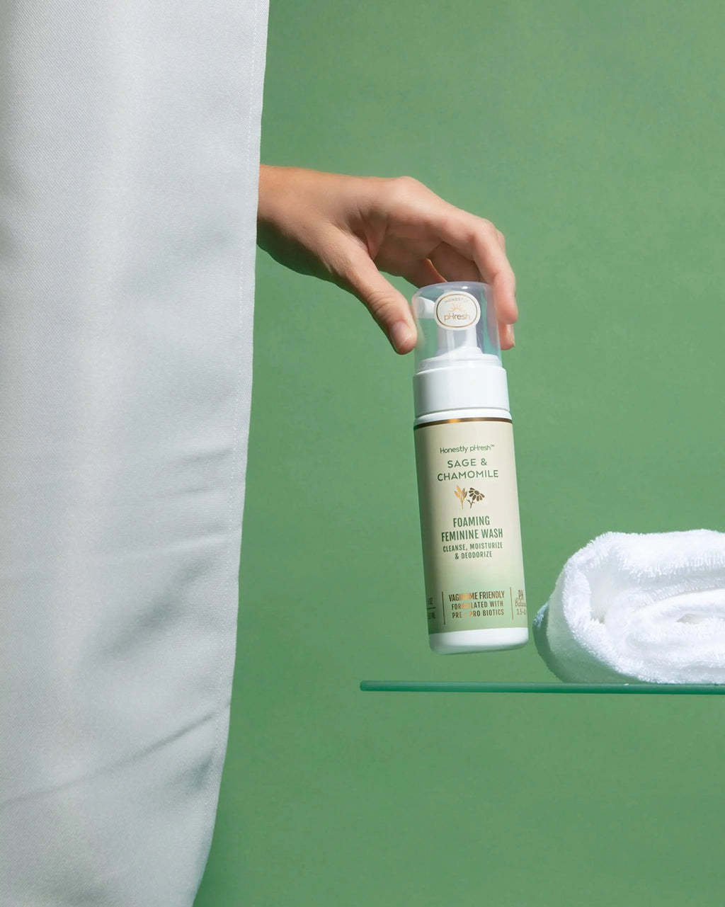 Honestly pHresh Natural Prebiotic & Probiotic Foaming Feminine Wash, pH Balanced with Essential Minerals Honestly pHresh Au supplements