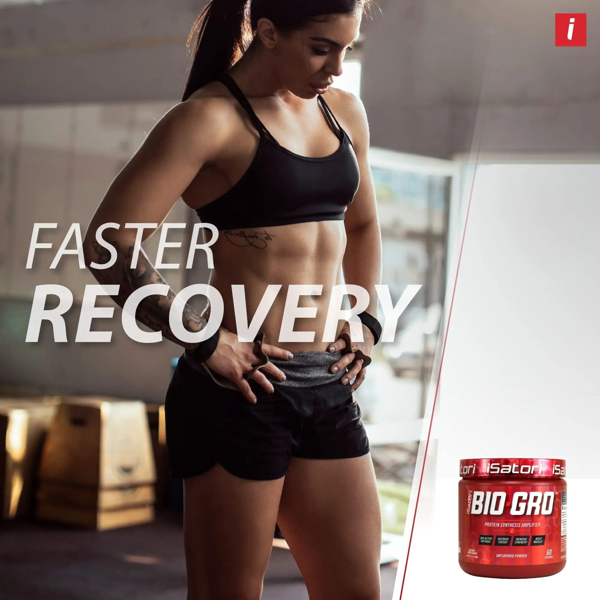 iSatori Bio-GRO Protein Synthesis Amplifier - Unflavored (60 Servings) & iSatori Ultra CLA iSatori Au supplements