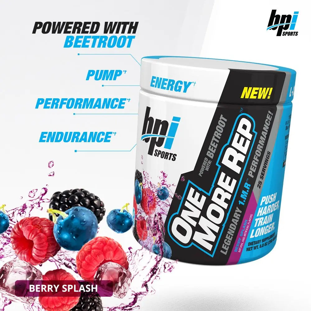 BPI Sports One More Rep Pre-Workout Powder - Increase Energy and Stamina - Intense BPI Sports Au supplements