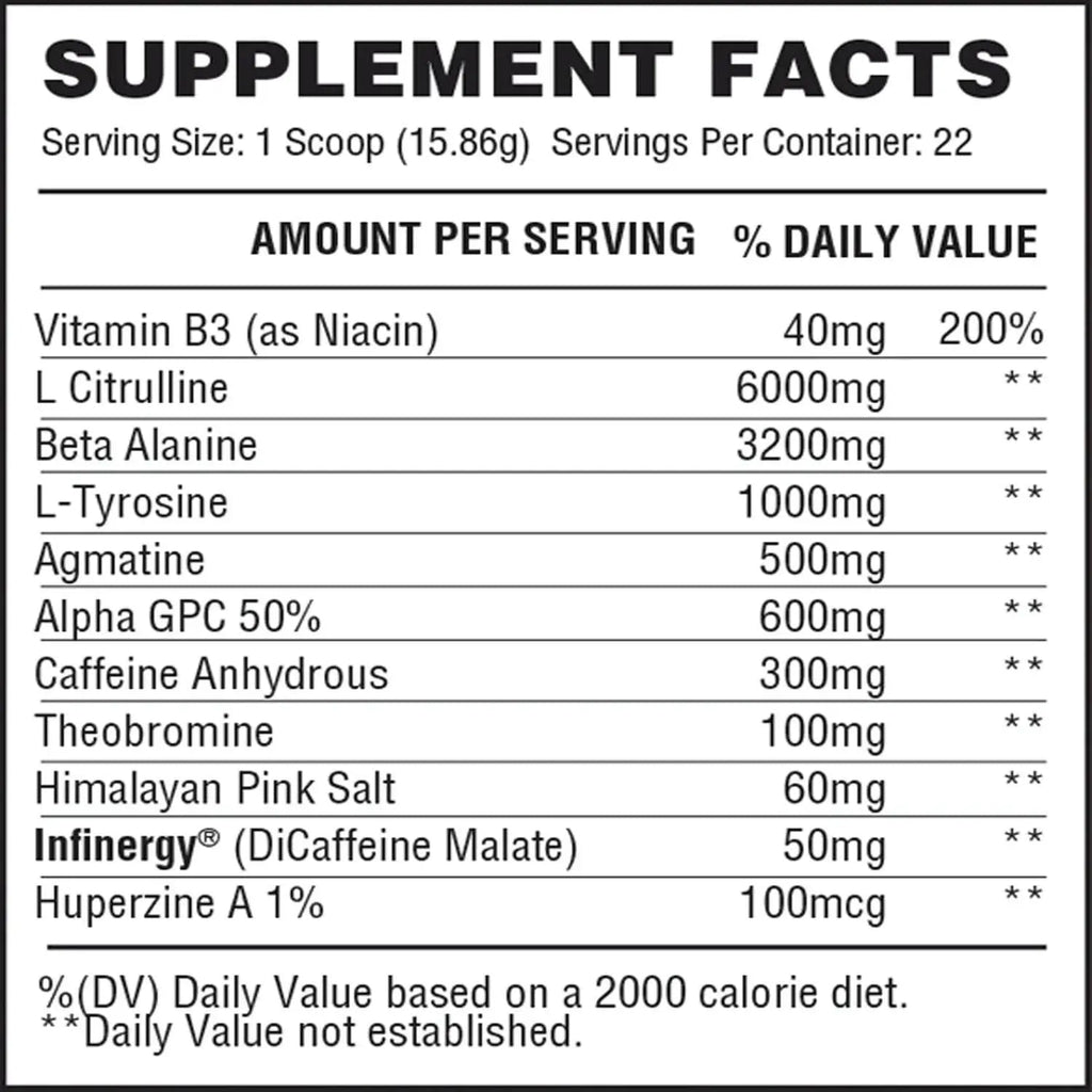 PWR Labz Blast Pre Workout - Pump · Focus · Energy · L-Citrulline, L-Tyrosine, Agmatine PWR Labz LLC Au supplements