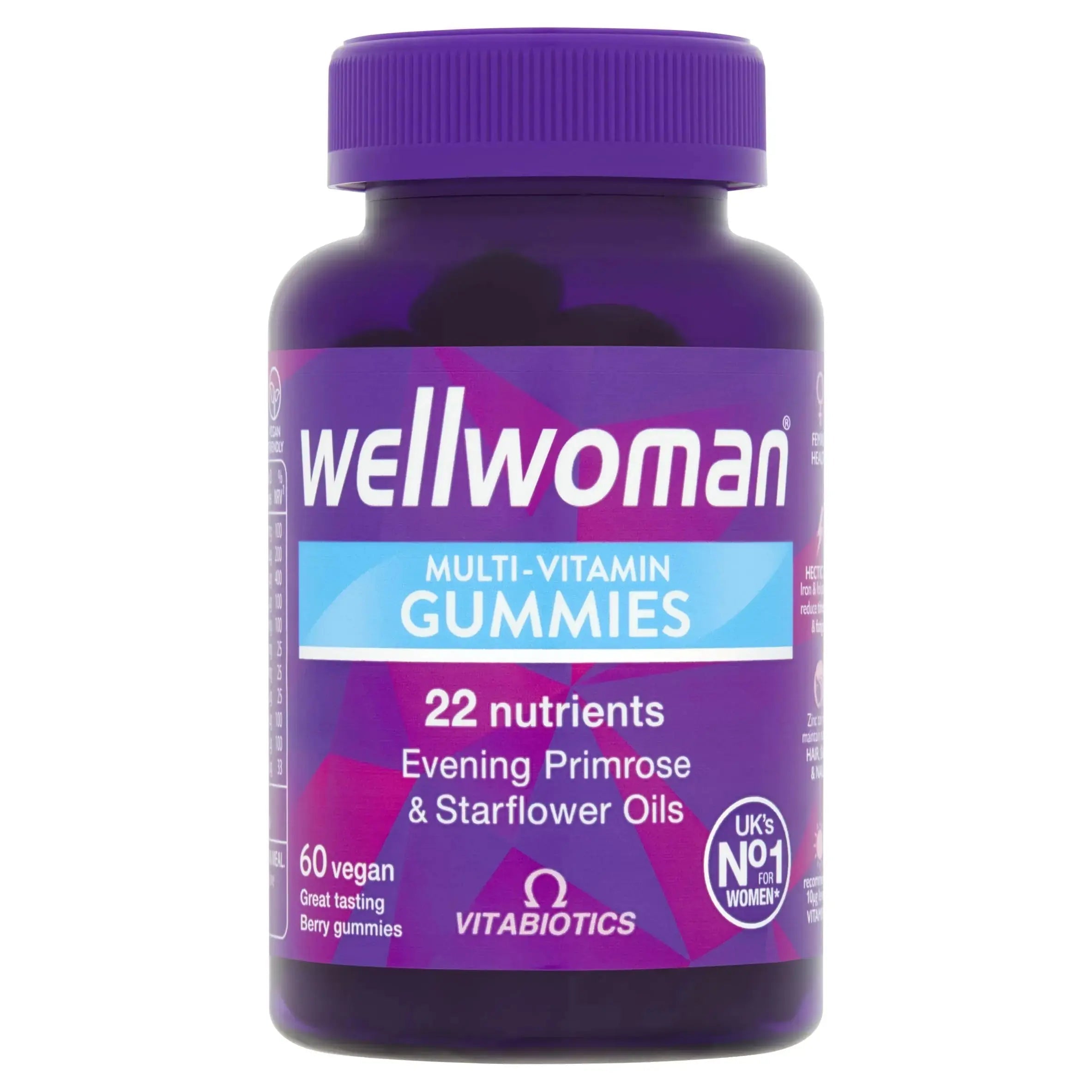 Wellwoman Multivitamin Gummies - Once a Day Essential Vitamin for Women | Energy, Immune, and General Health | Wellwoman Au supplements