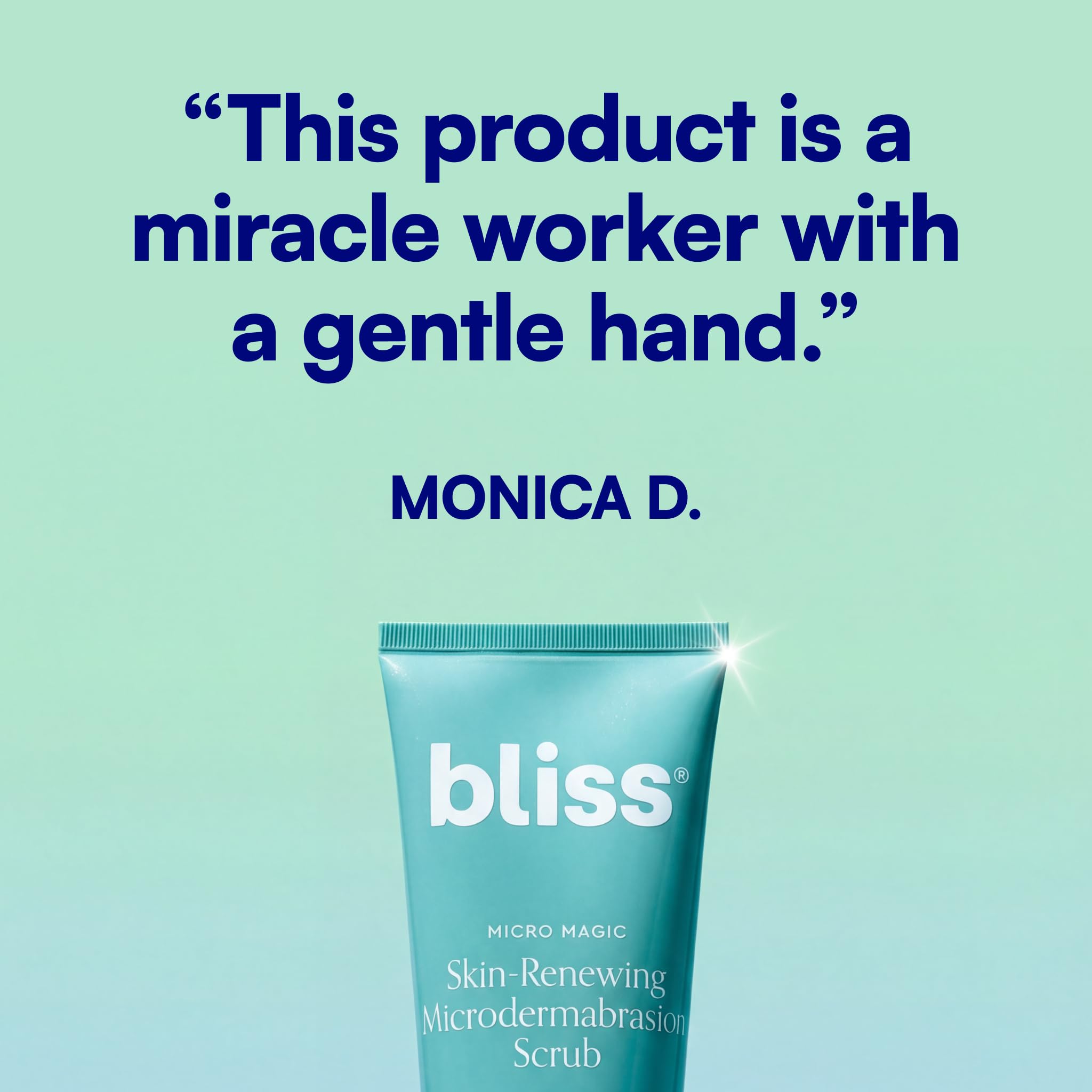 Bliss Micro Magic Skin-renewing Microdermabrasion Scrub | Smoothing Volcanic Pumice & Purifying Kaolin Clay | Refreshed Glow Straight-from-the-Spa