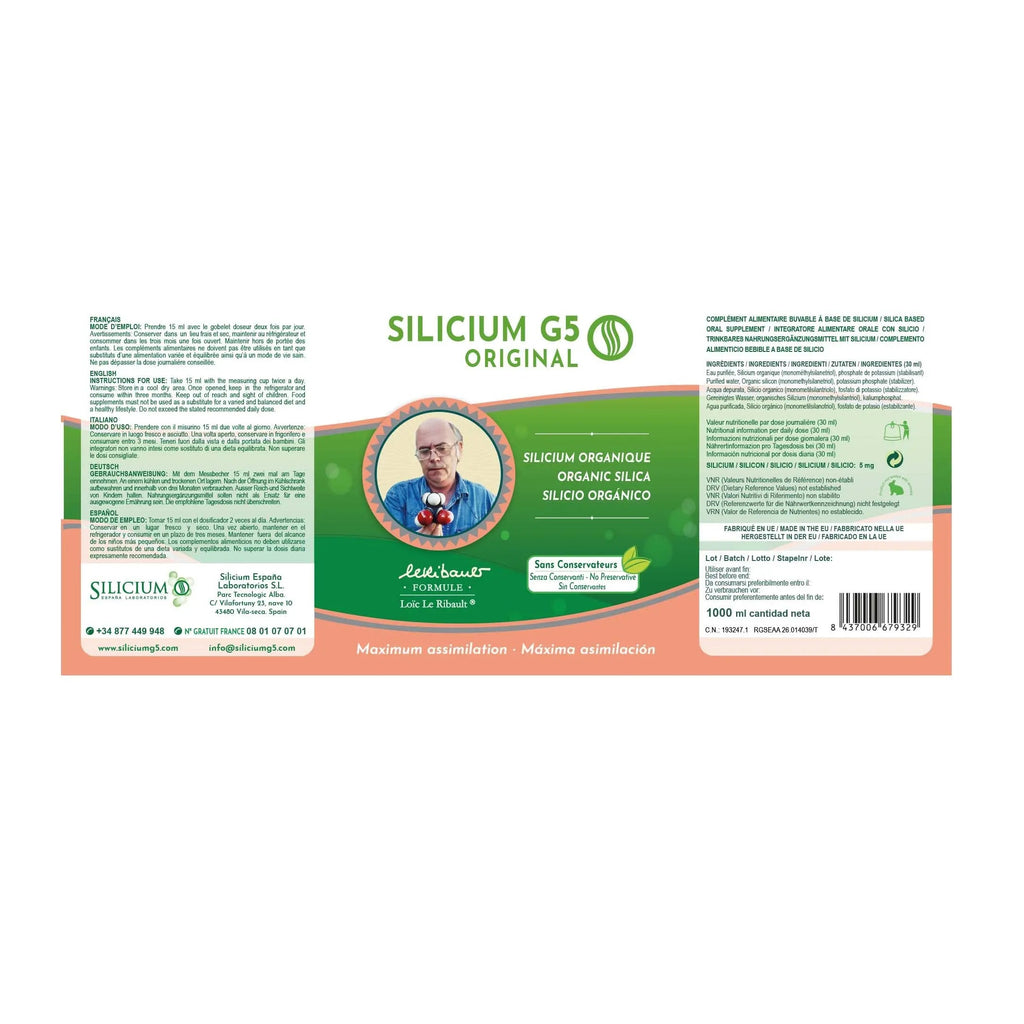 SILICIUM G5 Original | Drinkable Silica | Increases Collagen Production Naturally SILICIUM G5 Au supplements