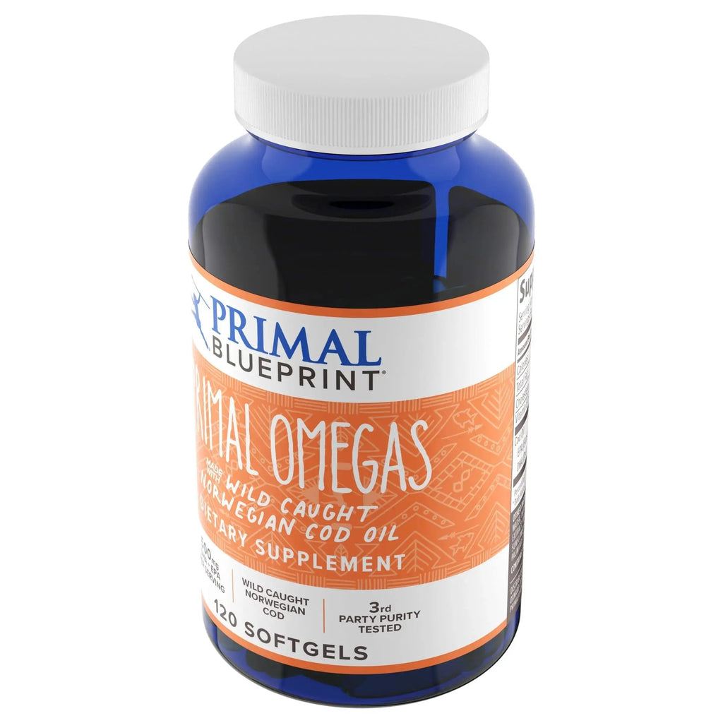 Primal Blueprint Primal Omegas, Omega-3 Fatty Acid Daily Supplement, 120 Count Primal Blueprint Au supplements