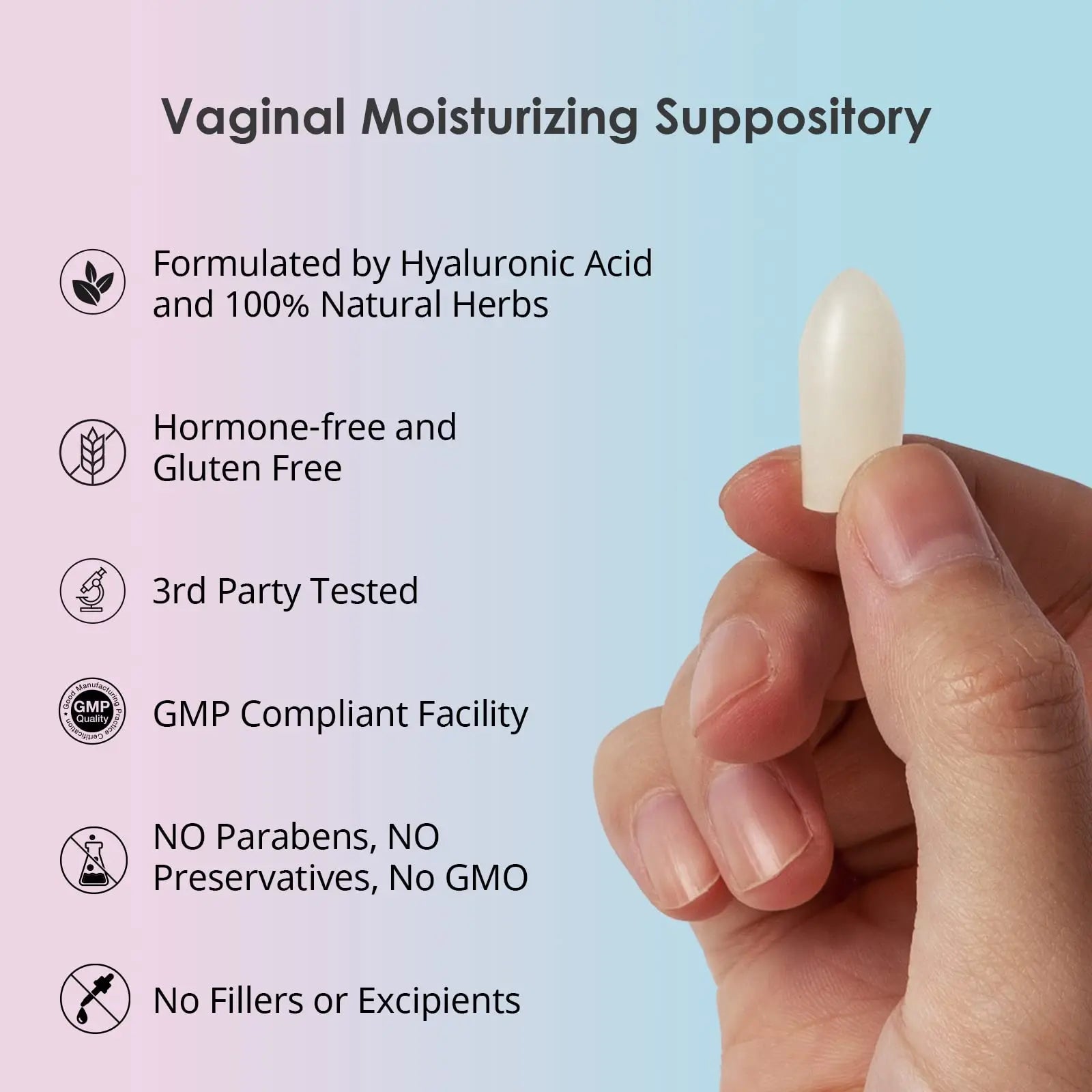 vetrue Intimate Moisturizer, Vaginal Suppository for Dryness & Discomfort, Feminine Long Lasting vetrue Au supplements